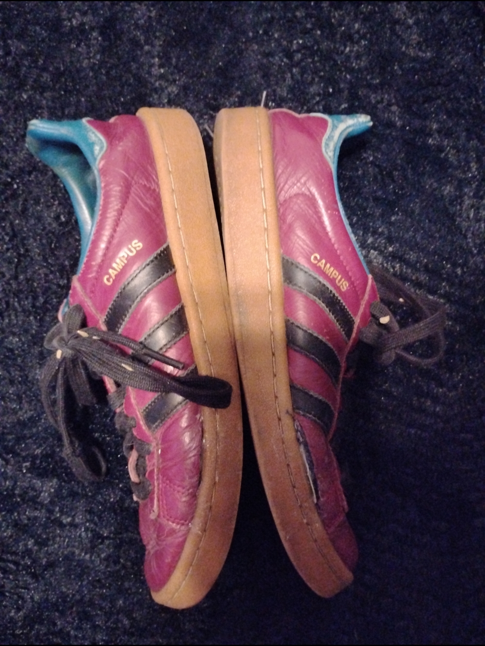 adidas Burgundy Red and Black Athletic Shoes